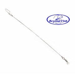 Stainless Steel Wire Leader with Swivel and Snap