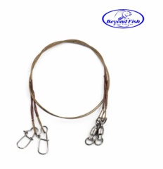 7 x 7 Wire Leader with Ball Bearing Swivel and Snap