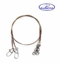7 x 7 Wire Leader with Ball Bearing Swivel and Snap