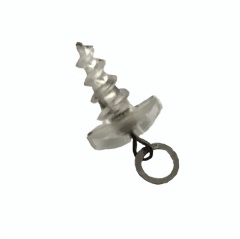 Plastic Bait Screws with Hook Ring Swivel